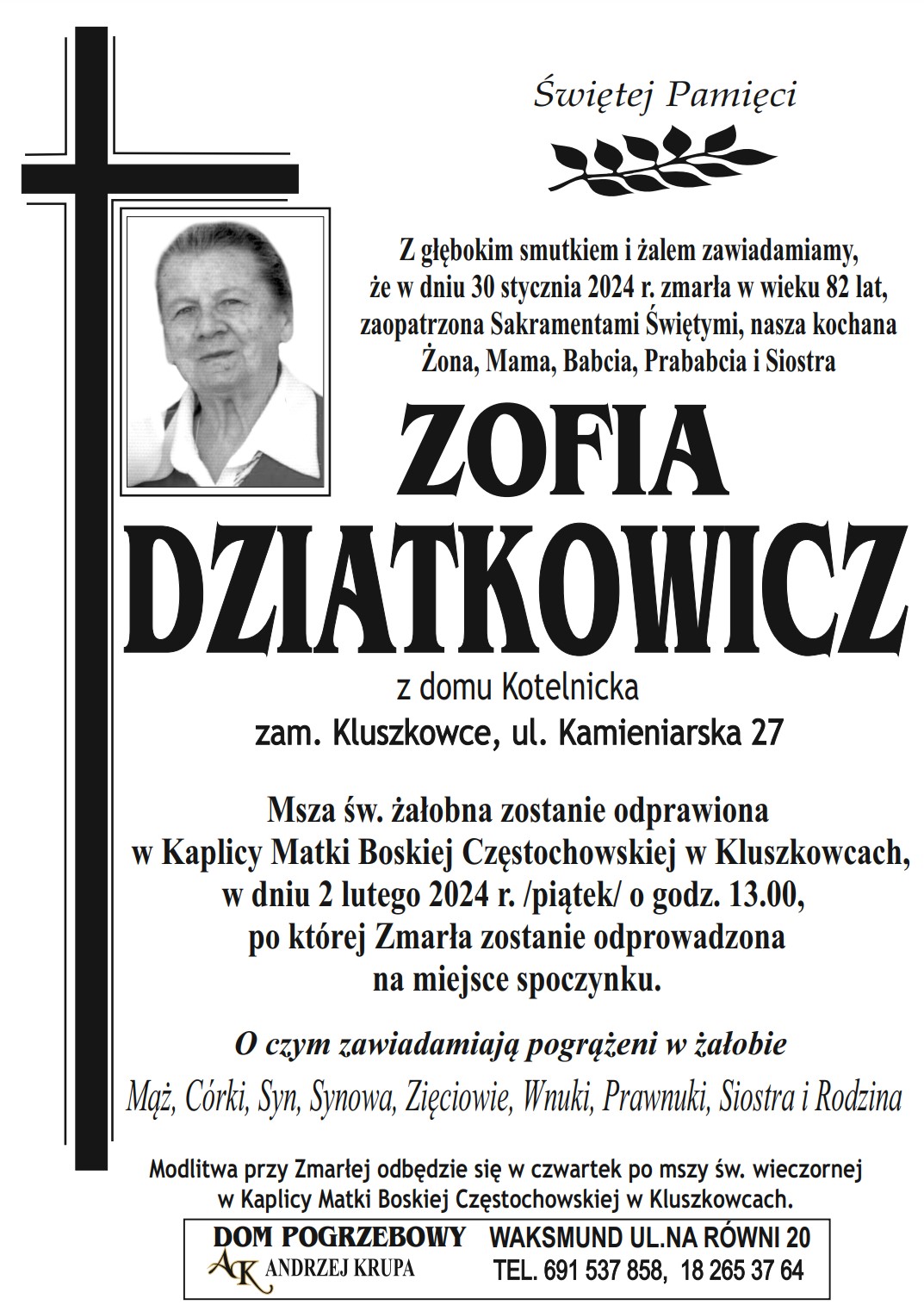 Zofia Dziatkowicz