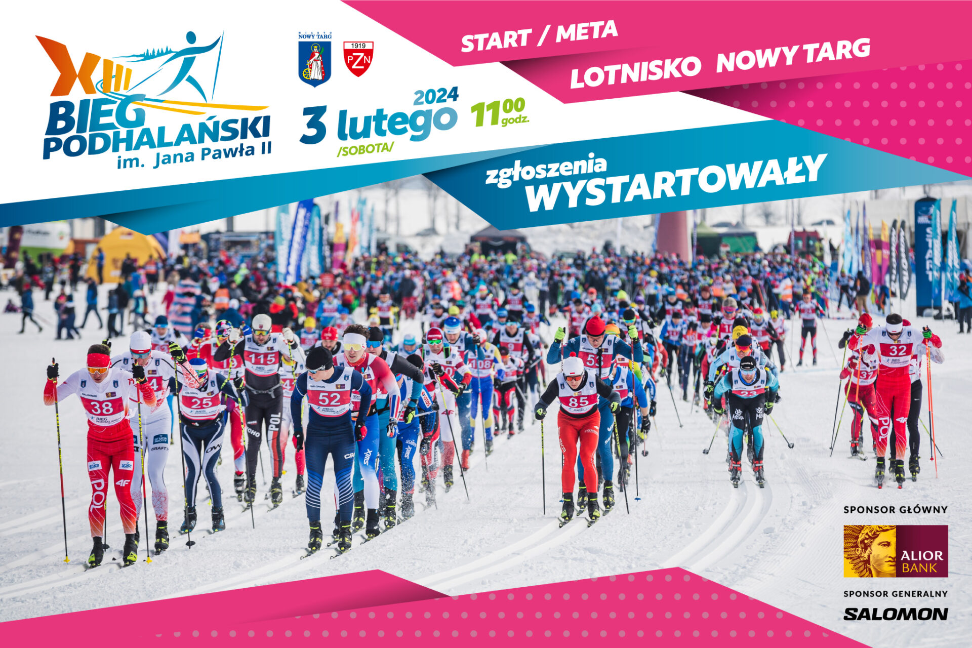 Można już zgłaszać swój udział w XIII Biegu Podhalańskim 03.02.2024 r.