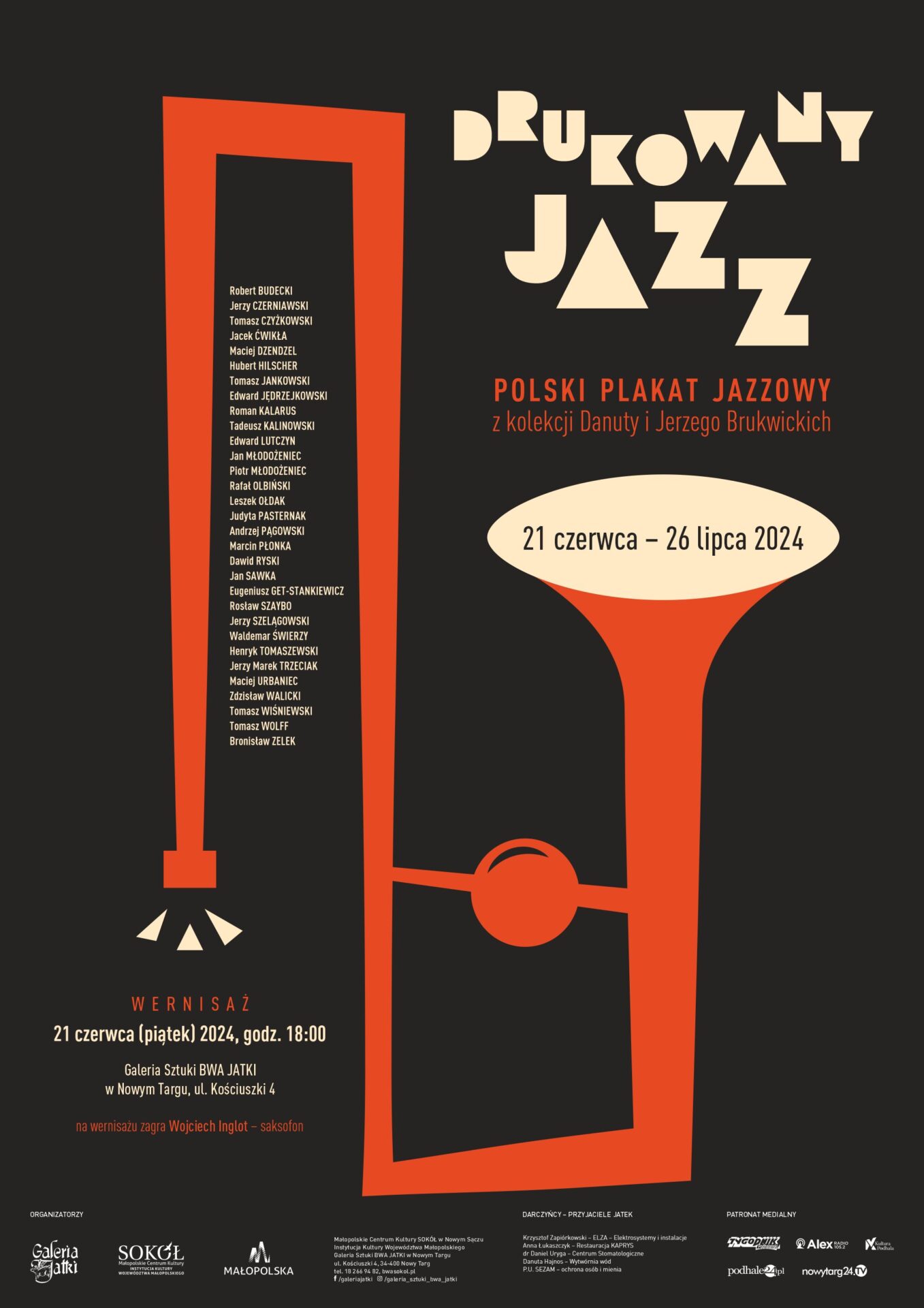 Polskie plakaty jazzowe w BWA Jatki