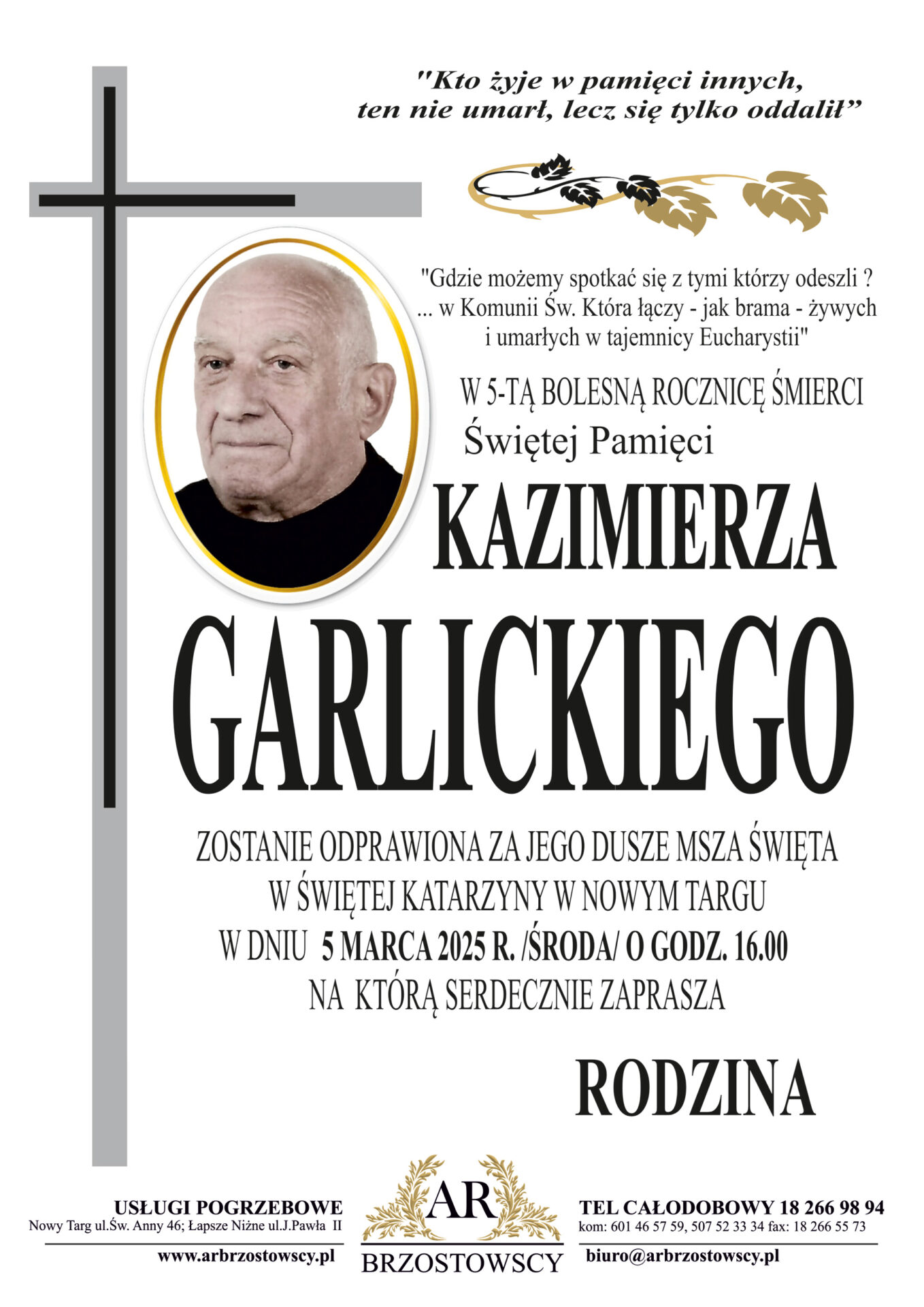 Kazimierz Garlicki rocznicowa