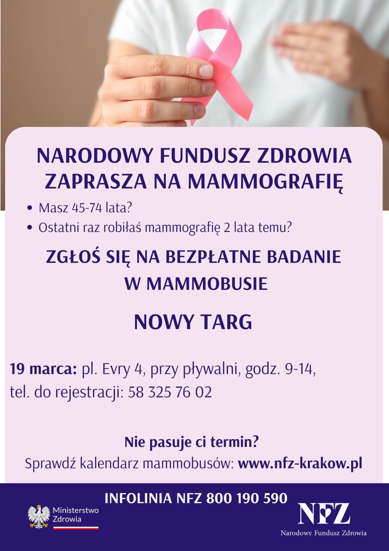 Zbadaj piersi w mammobusie