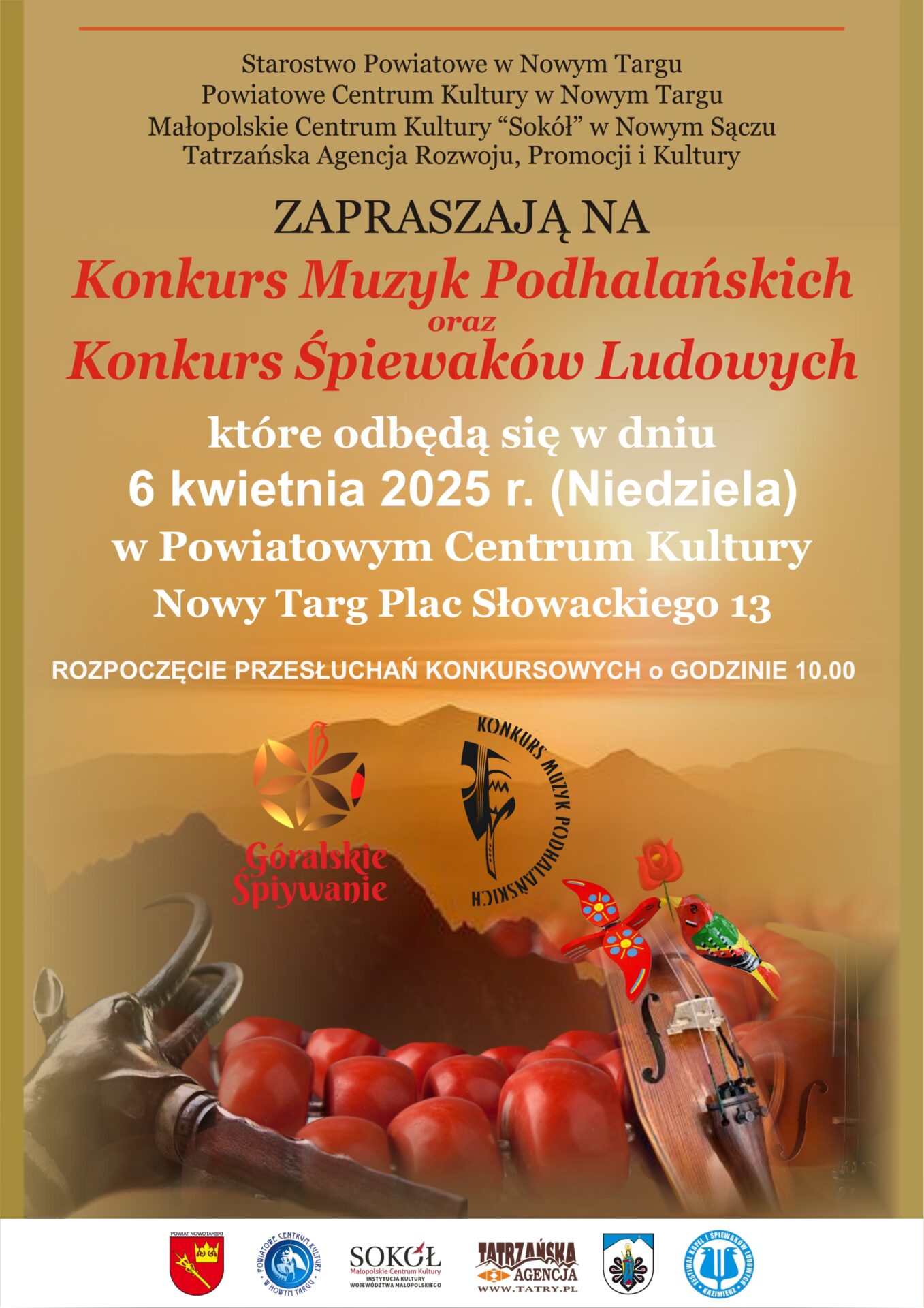 Konkurs Muzyk Podhalańskich oraz Konkurs Śpiewaków Ludowych