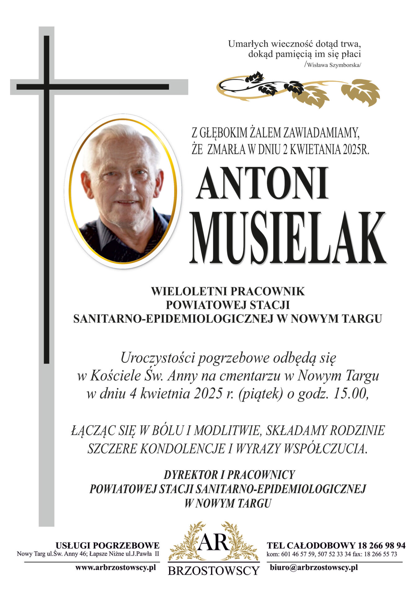 Antoni Musielak (praca)
