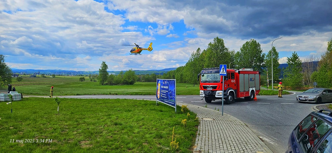 Tragiczny wypadek w Nowym Targu. Nie żyje skoczek spadochronowy