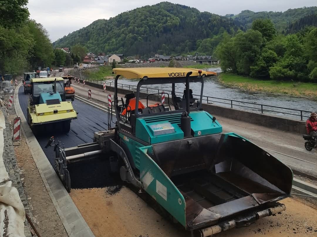 Szczawnica z nową drogą powiatową. Trwa przebudowa – nowa jakość dla mieszkańców i turystów