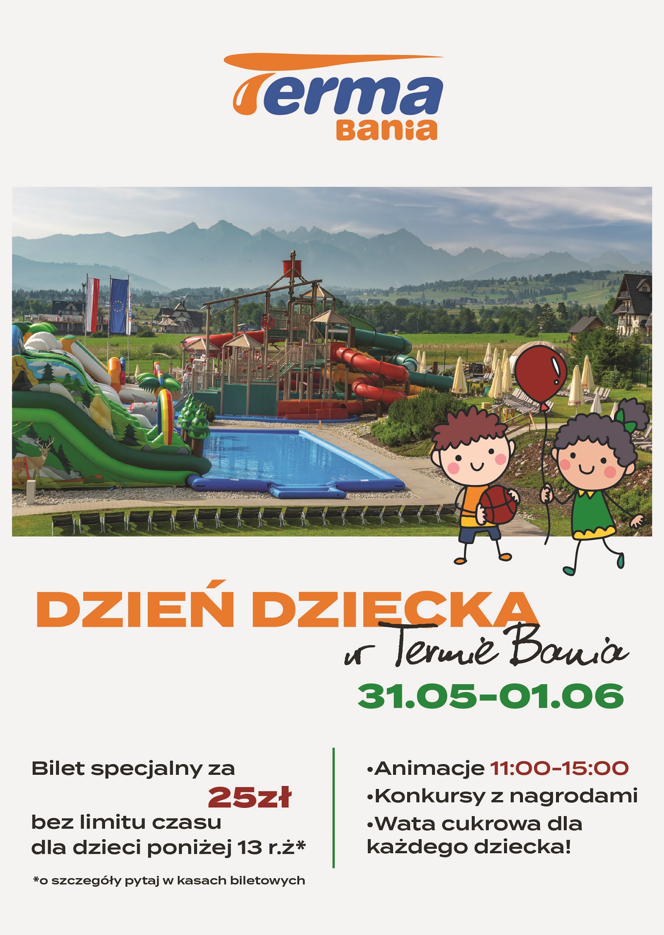 Dzień Dziecka w Termie Bania