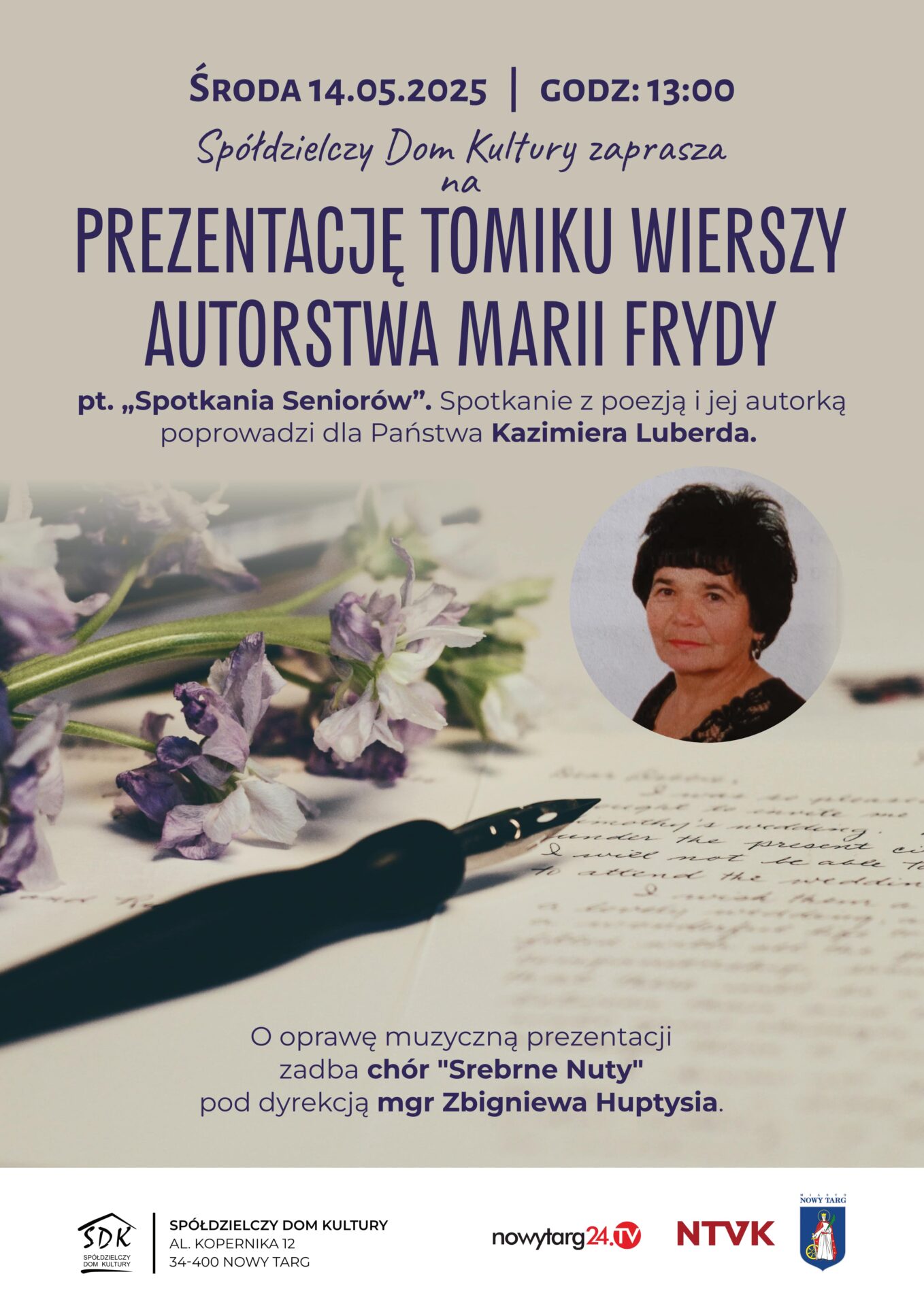 Prezentacja tomiku wierszy Marii Frydy