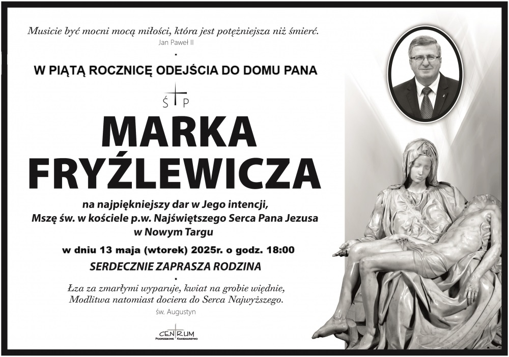 Marek Fryźlewicz (rocznicowa)