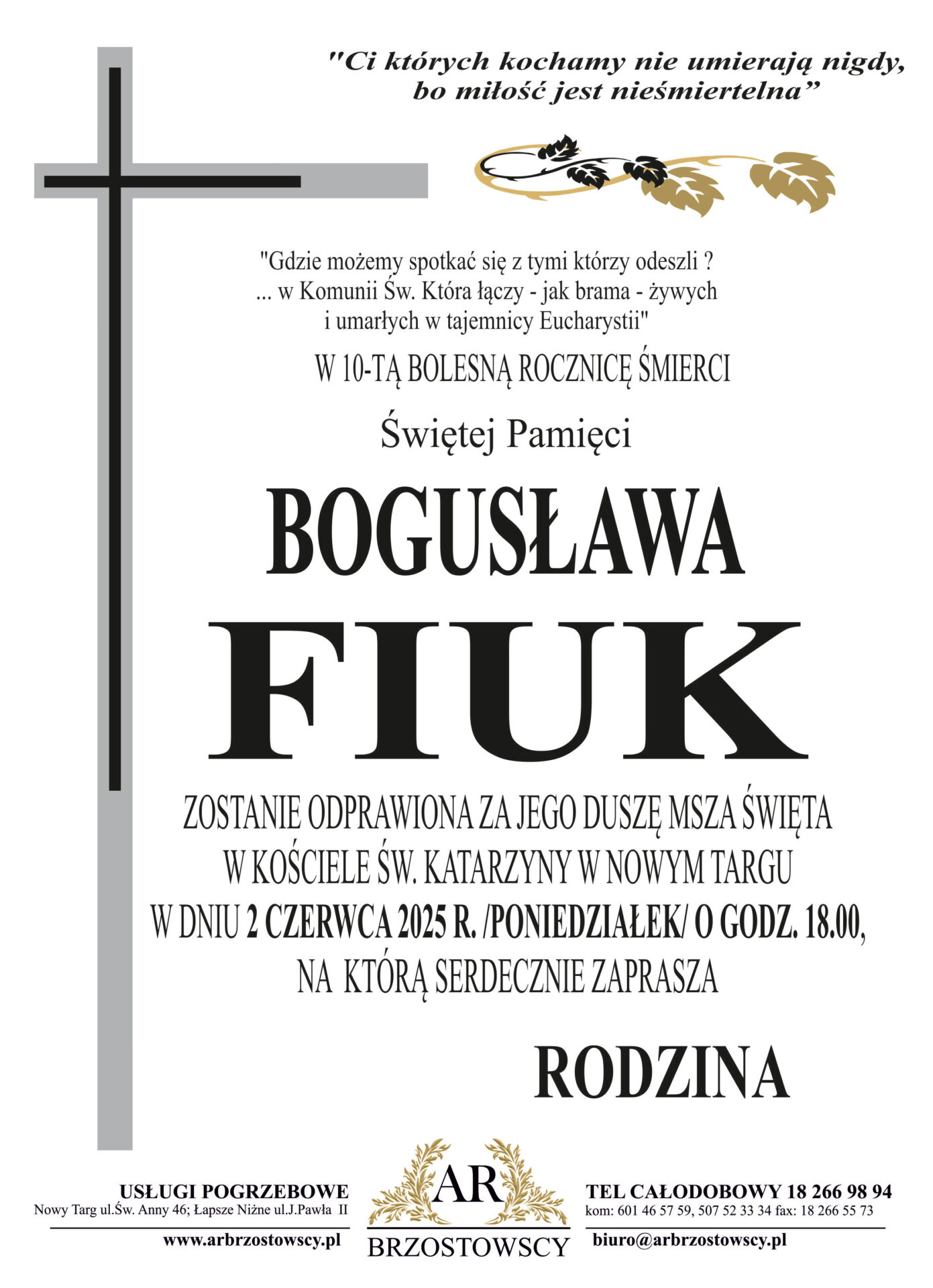 Bogusława Fiuk (rocznicowa)