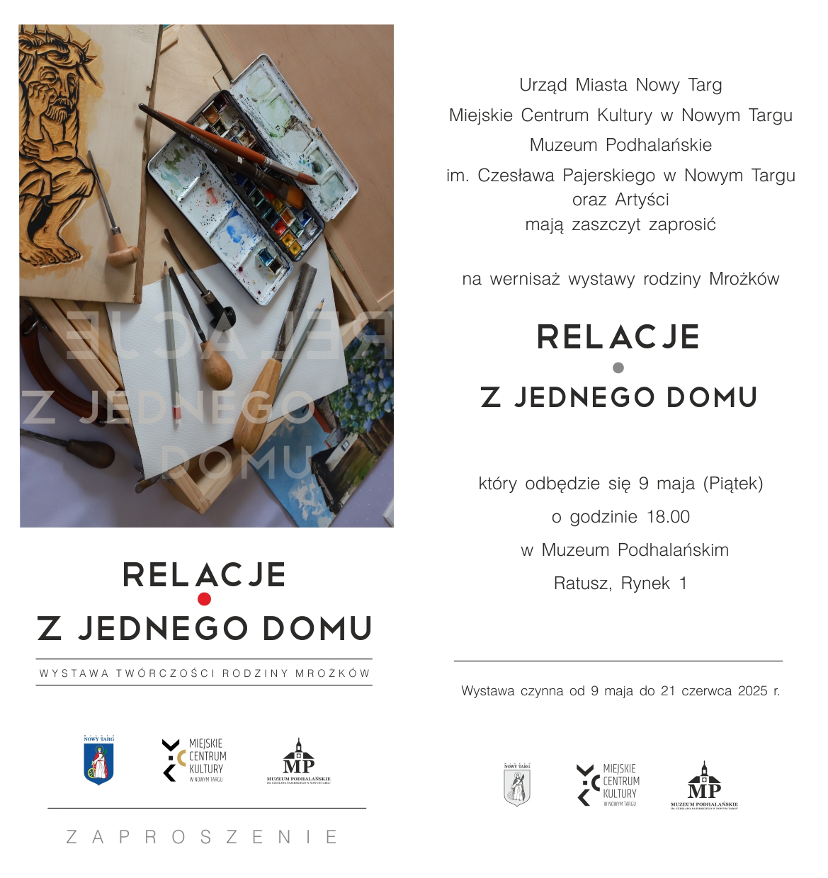 Wernisaż wystawy rodziny Mrożków
