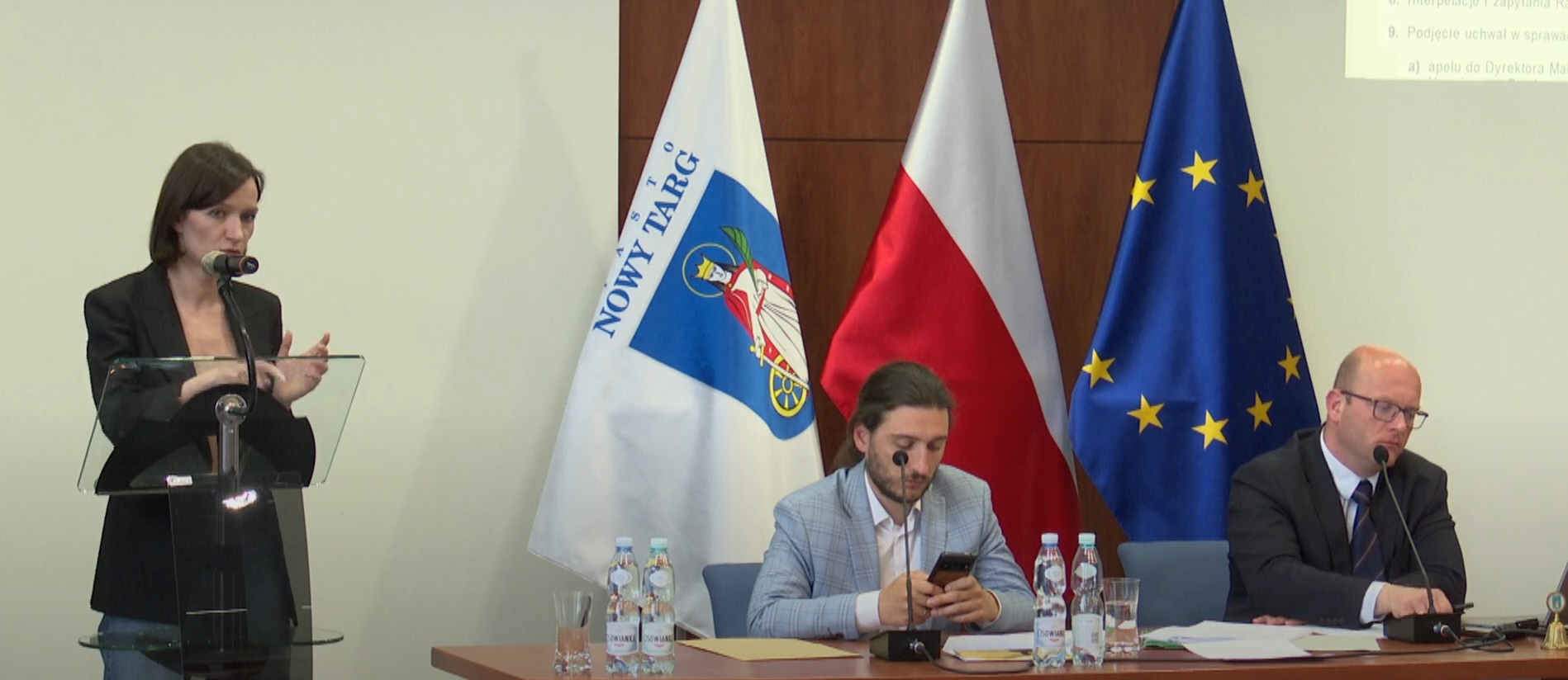 Poseł na Sejm RP Weronika Smarduch odpowiedziała na pytania radnych dotyczące kluczowych inwestycji