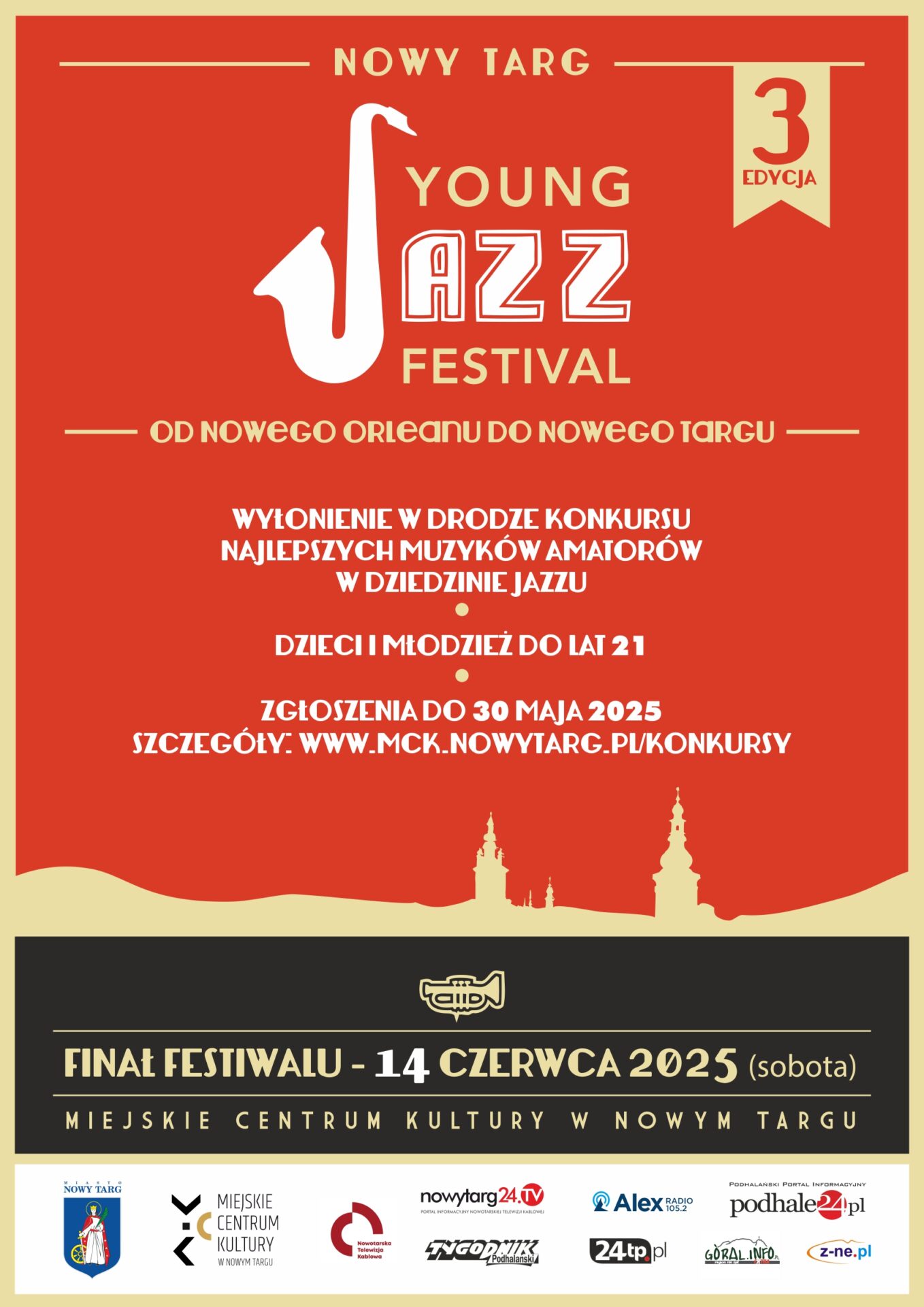 Startuje trzecia edycja Festiwalu „Young Jazz Festival: Od Nowego Orleanu do Nowego Targu”
