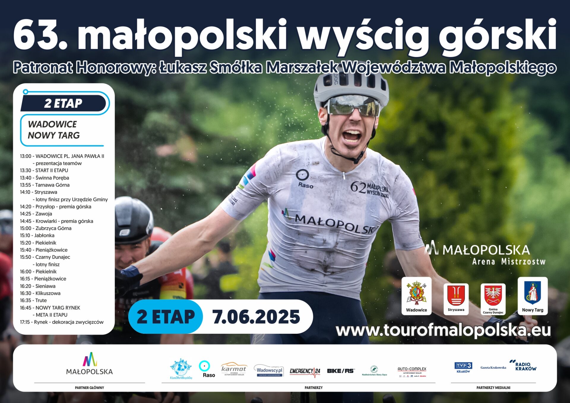 63. Małopolski Wyścig Górski zawita do Nowego Targu