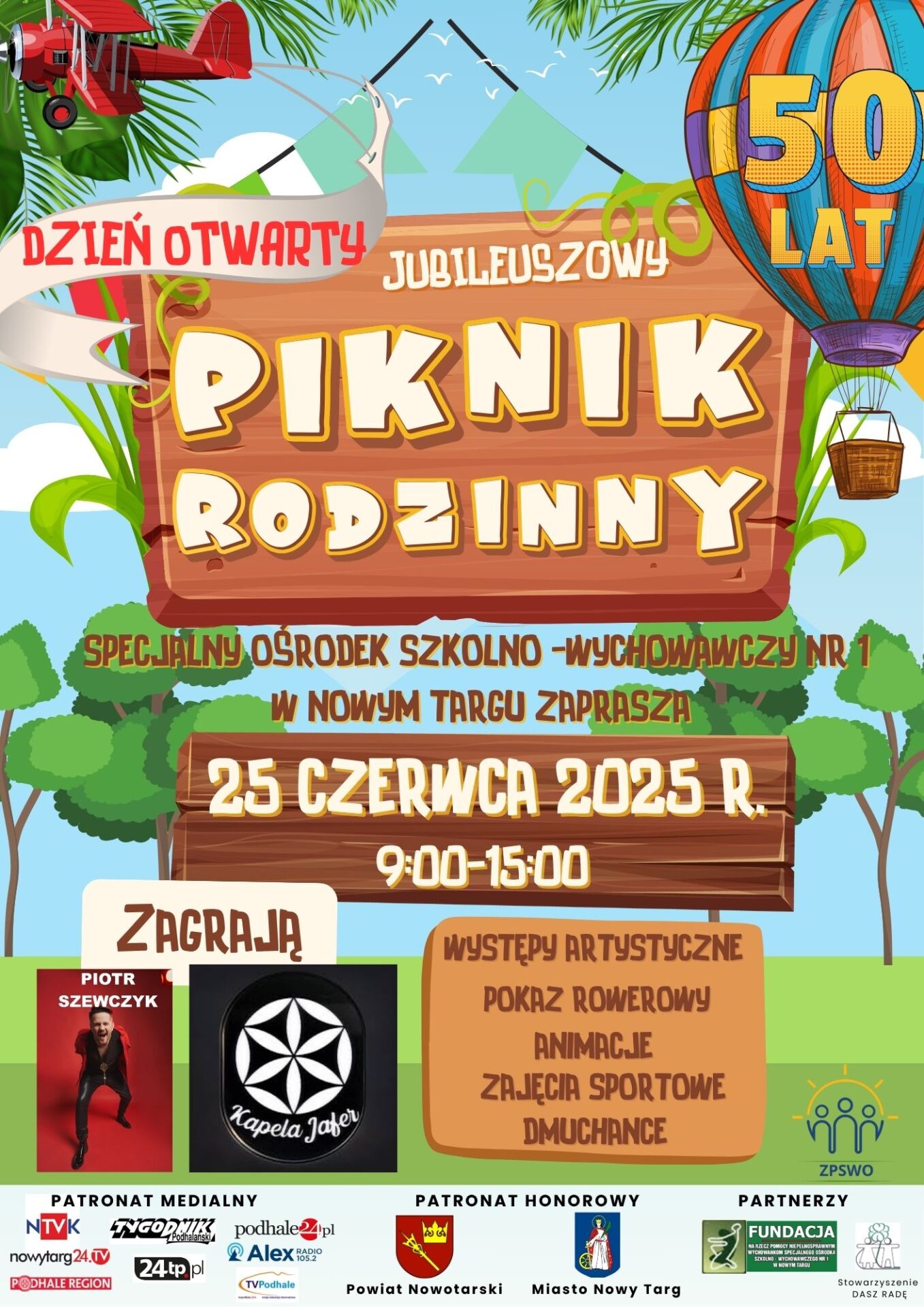 Jubileuszowy Piknik Rodzinny – Dzień Otwarty w SOSW nr 1 w Nowym Targu