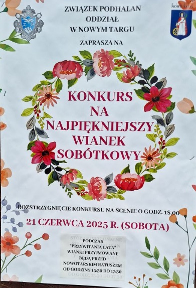 Konkurs na najpiękniejszy wianek sobótkowy