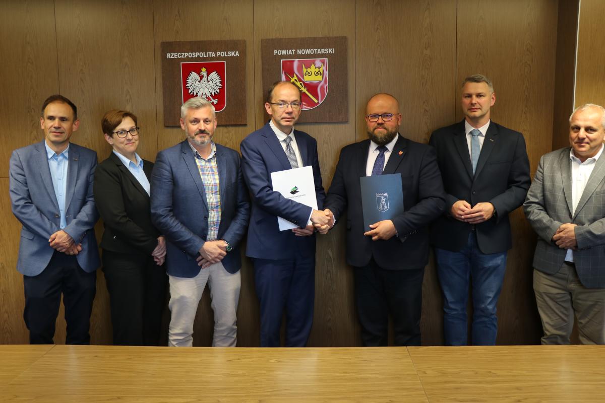 Powiat Nowotarski i Miasto Nowy Targ wspólnie na rzecz udrożnienia ruchu w stolicy Podhala