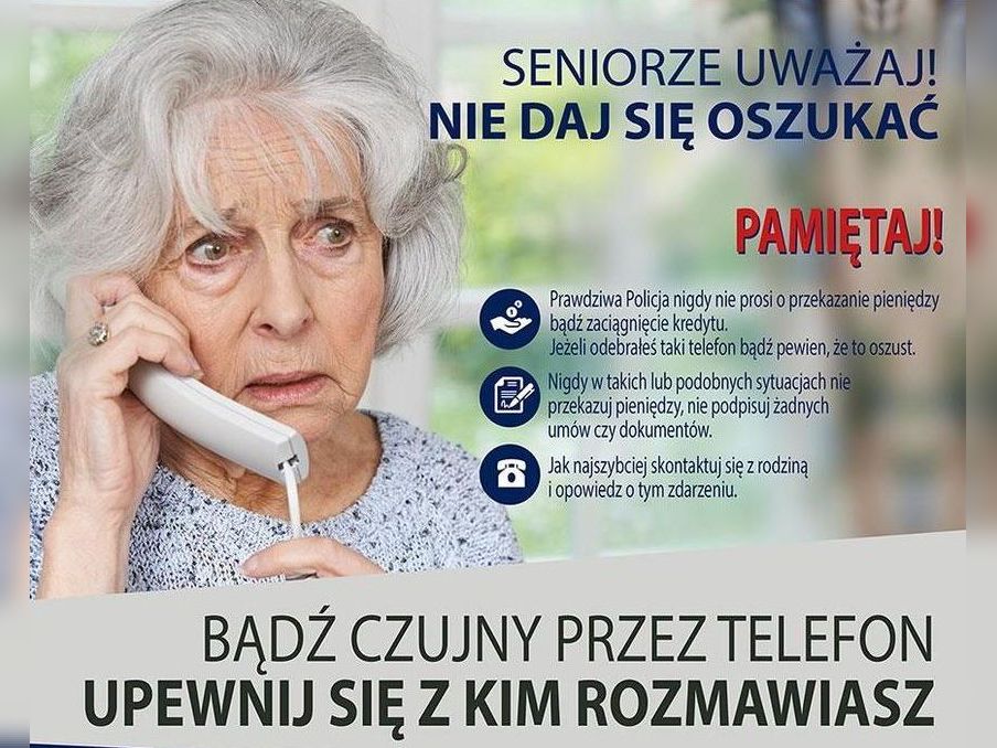 Sąsiad zareagował na oszustwo telefoniczne - seniorka z Zakopanego nie straciła oszczędności