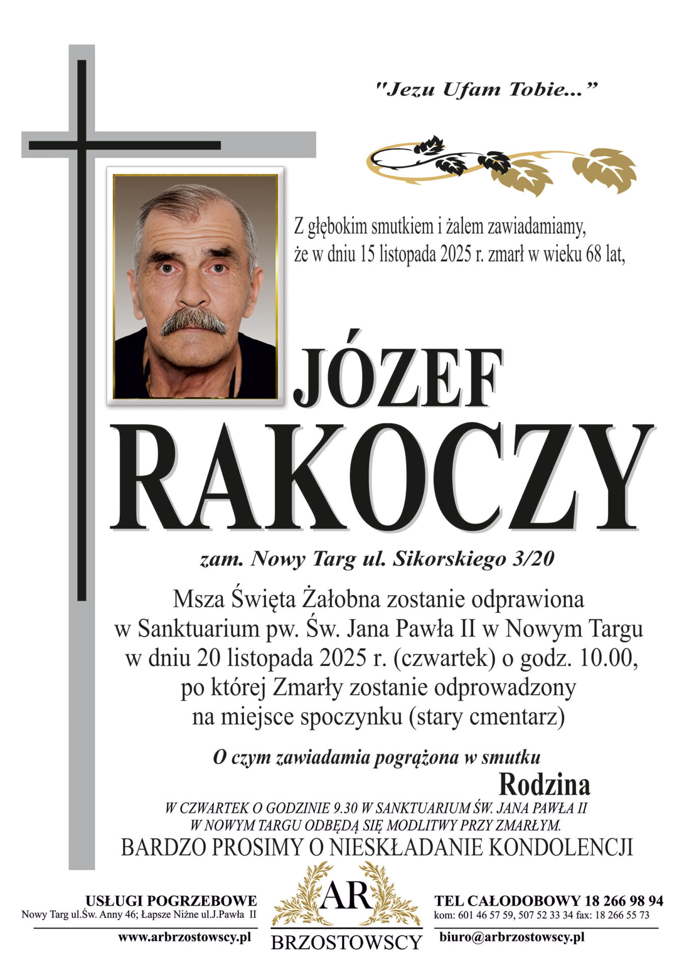 Józef Rakoczy - NowyTarg24.tv