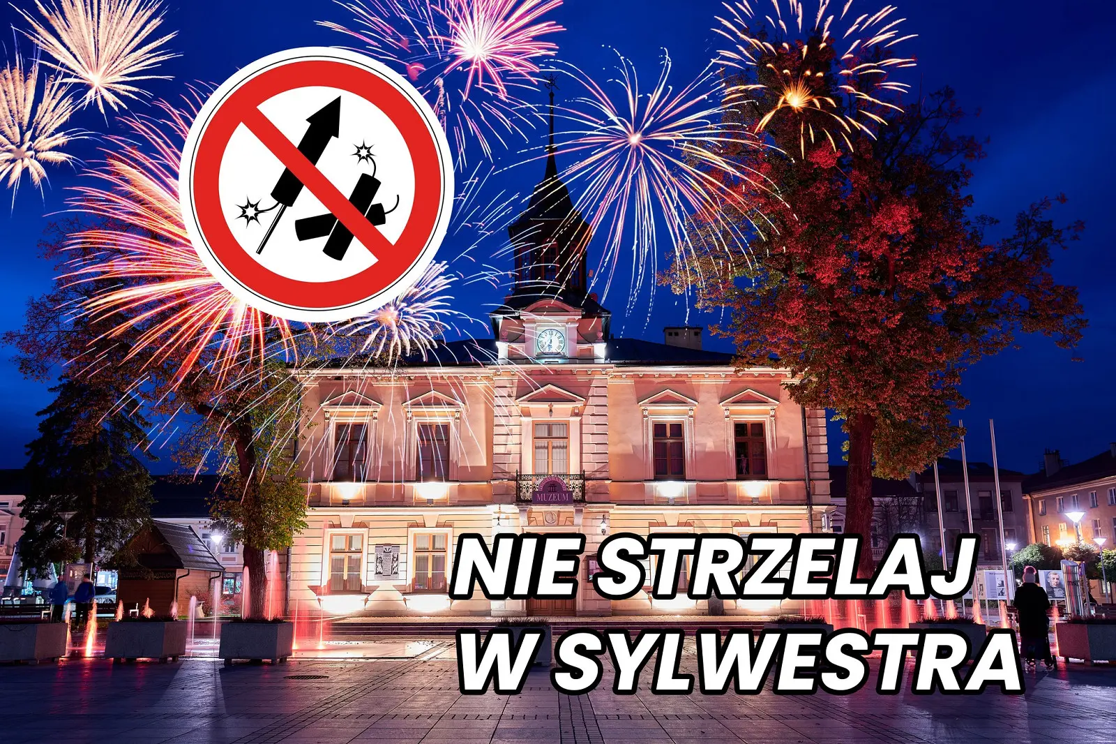 Bez petard w Sylwestra? Burmistrz Nowego Targu apeluje do mieszkańców