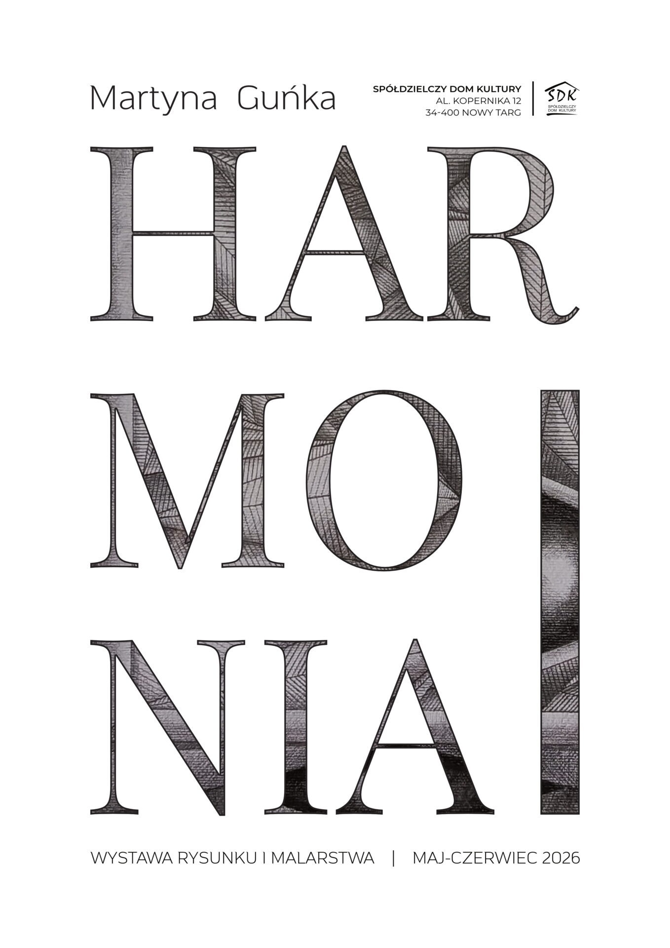 Wystawa prac Martyny Guńki w Spółdzielczym Domu Kultury w Nowym Targu