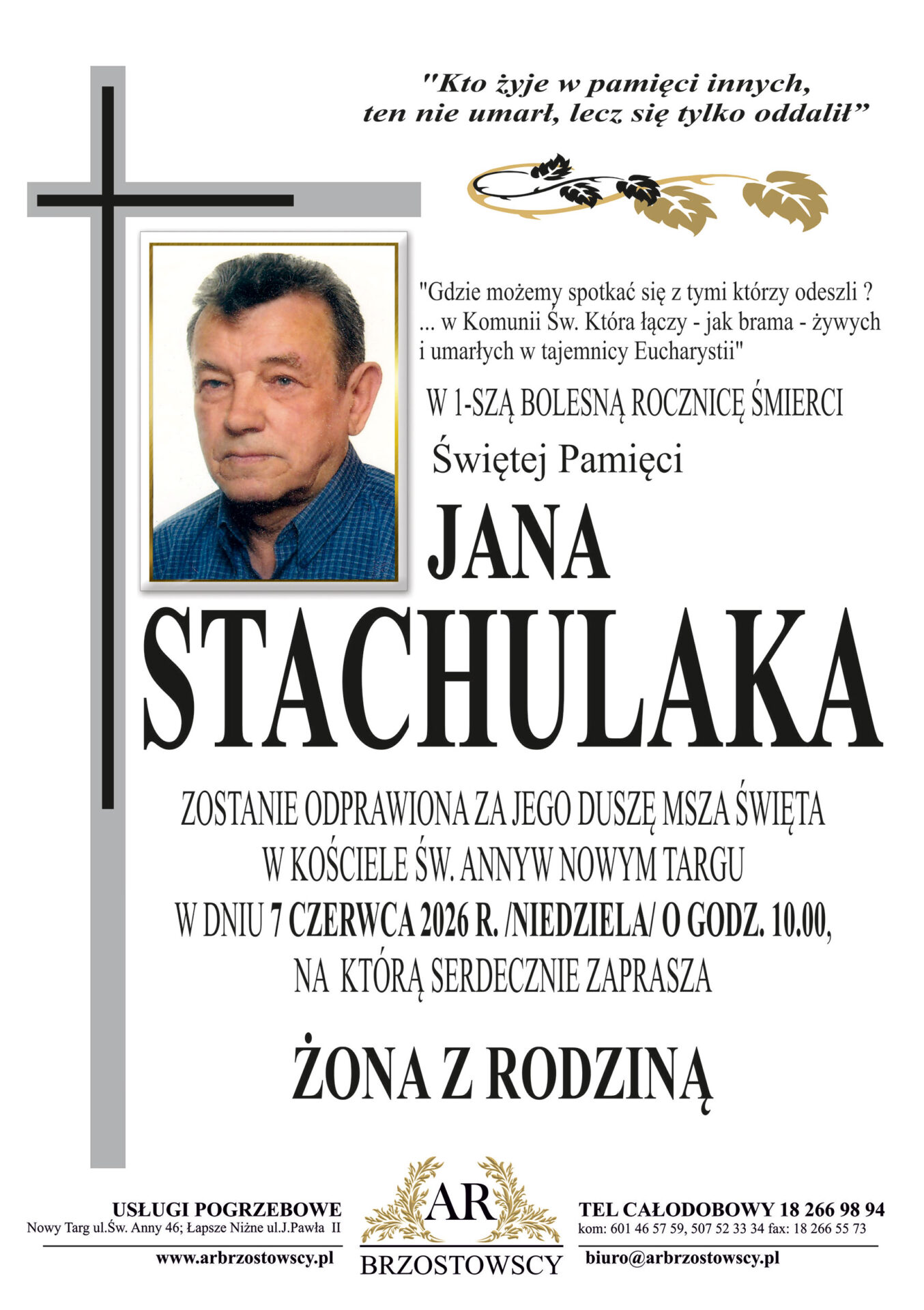 Jan Stachulak (rocznicowa)