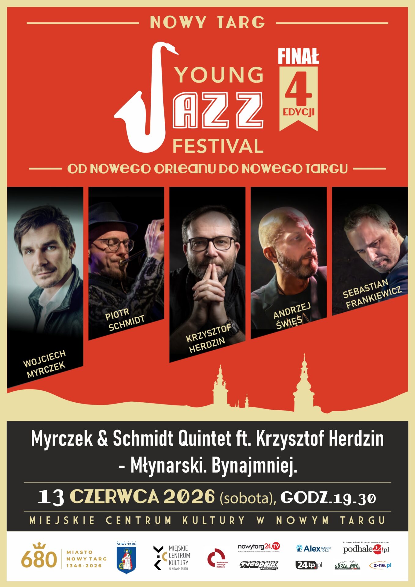 Koncert Myrczek & Schmidt Quintet ft. Krzysztof Herdzin – „Młynarski. Bynajmniej