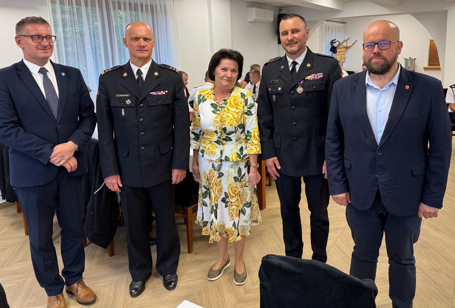 Strażacy z gminy Nowy Targ wybrali nowe władze. Robert Chowaniak ponownie prezesem