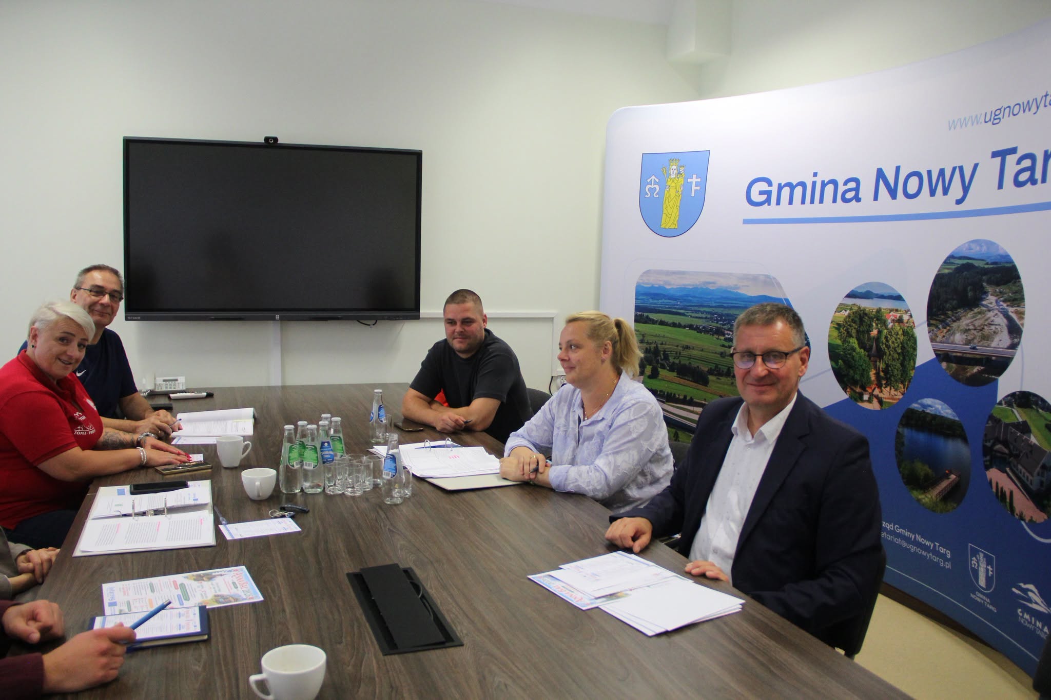 Spotkanie partnerów projektu polsko-słowackiego w Urzędzie Gminy Nowy Targ