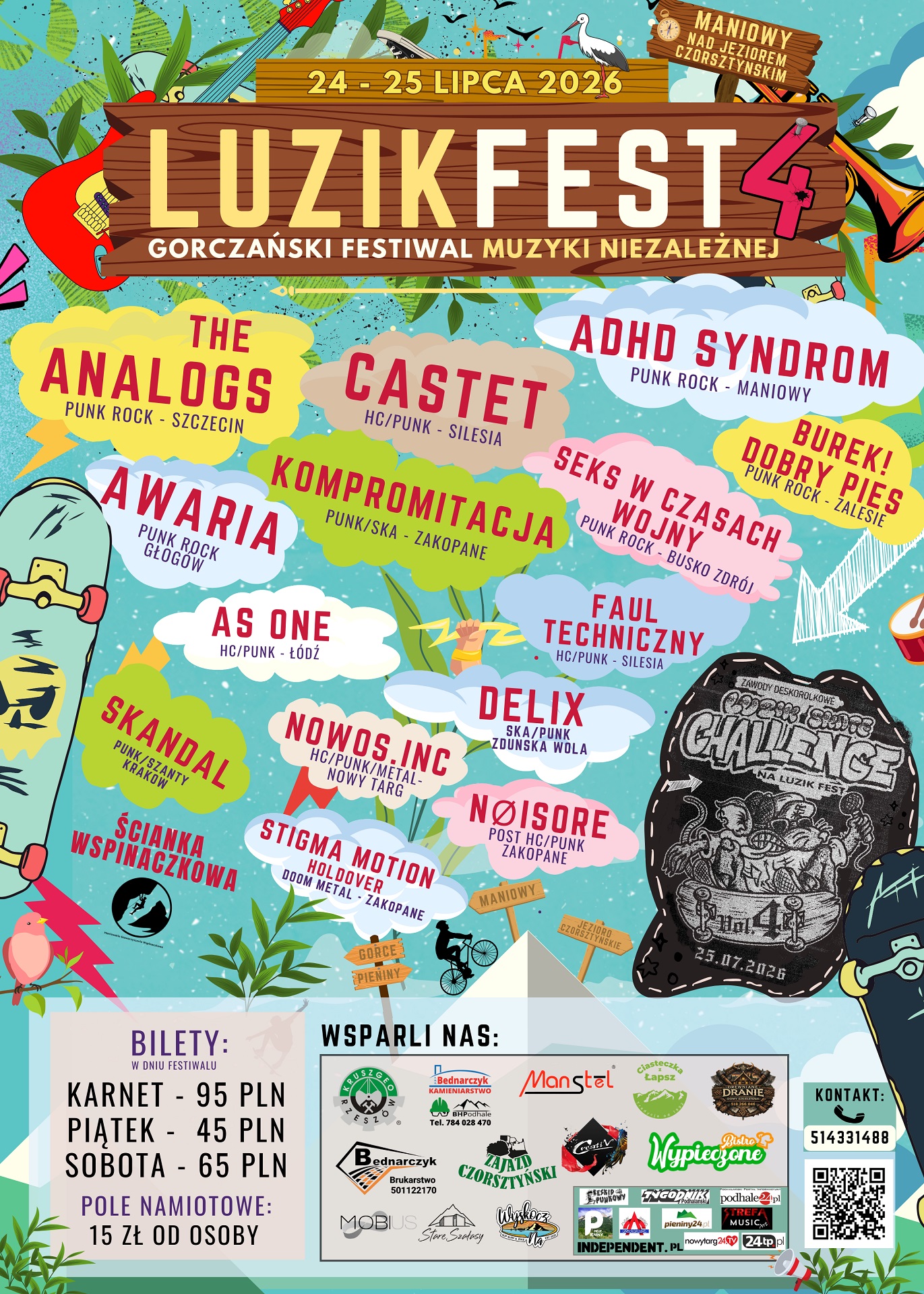 LUZIK FEST 2026 – Gorczański Festiwal Muzyki Niezależnej