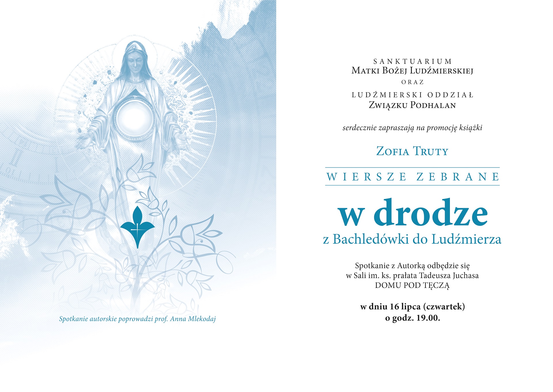 Promocja książki Zofii Truty w Ludźmierzu